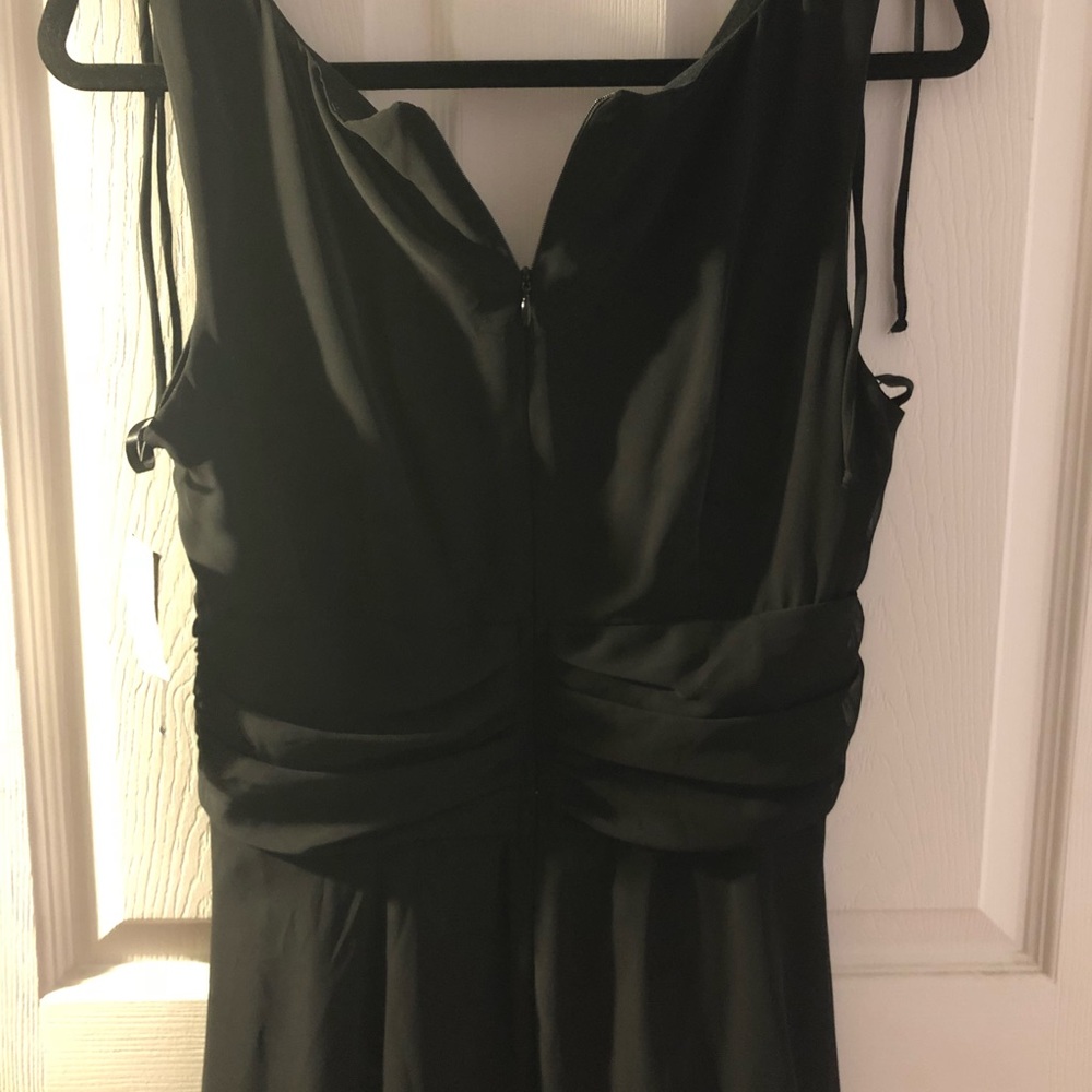 Connected Black Chiffon Dress